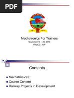 Mechatronics - Basics and Applications in Railways