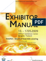 World of Food Asia 2009 - THAIFEX A4 Exhibitor Manual - International) FULL VERSION Reduced