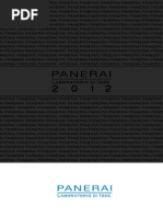 Panerai Catalogue 2012