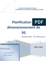 Dimentionnement de 3G