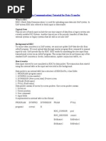 BDC (Batch Data Communication) Tutorial For Data Transfer