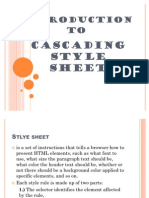 Cascading Style Sheet