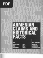 Armenian Claims and Historical Facts