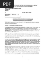 Court Order Dismissing Foreclosure Lawsuit - Standing at Interception