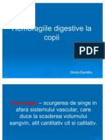 Hemoragiile Digestive La Copii