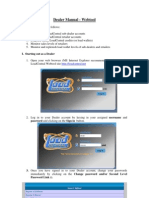 Dealer Manual - Webtool: I. Starting Out As A Dealer