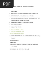 Model Format For Dissertation For FINAL PROJECT