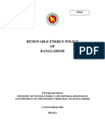 Renewable Energy Policy Bangladesh