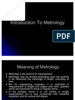 Introduction To Metrology