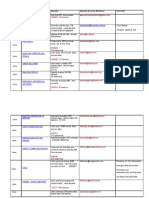 Colegios Particulares Tabla de Correspond en CIA LIMA