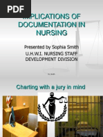 Implication of Documentation in Nursing 1