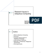 Ubiquitous Computing