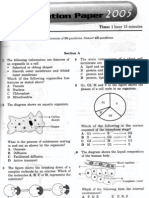 SPM 4551 2005 Biology k1