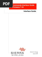 At Commands Interface Guide For Open at Firmware 7.44