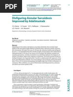 Disfiguring Annular Sarcoidosis Improved by Adalimumab