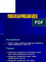 Pendekatan Dalam Pembelajaran Sains SD