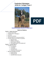 Equitation Ethologique Elisabeth de Corbigny Sommaire Tome2