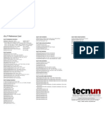 Glut Reference Card