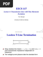 Lecture 4 Transmission Lines With Time Harmonic Exitation