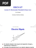 Lecture 8 Electrostatic Potential &amp Gauss Law