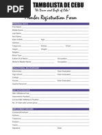 TDC Registration Form