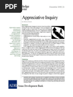 Appreciative Inquiry: Knowledge Solutions