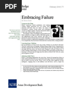 Embracing Failure: Knowledge Solutions