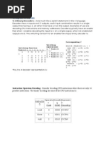 Chapter 9 Notes: 9.1 Binary Decoders - Acts Much Like A Switch Statement in The C Language