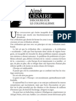 Césaire, Aimé - Discours Sur Le Colonialisme