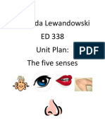 Amanda Lewandowski ED 338 Unit Plan: The Five Senses