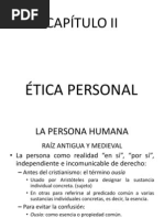 Capítulo 2, Ética Personal