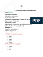 (RDBMS) : DML (Data Manipulation Language)