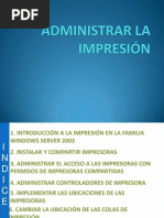 Administrar La Impresión