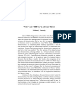 "Voice" and "Address" in Literary Theory: Oral Tradition, 2/1 (1987) : 214-30