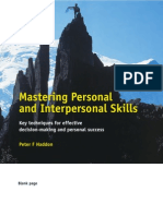 Mastering Personal and Interpersonal Skills