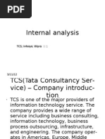 Internal TCS Infosys, Wipro