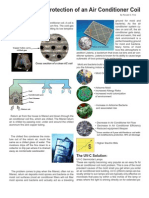 Mold/Bacteria Protection of An Air Conditioner Coil: The Problem