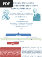 Paralelo Entre El Desarrollo Psicosexual y El Desarrollo Psicosocial