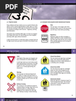 Traffic Signs From Sgi Drivers Handbook 2001