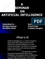 A Seminar ON Artificial Intilligence