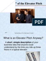 03 The Elevator Pitch