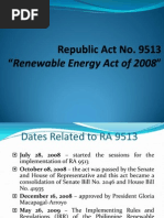 Clean Water Act and Renewable Energy Act