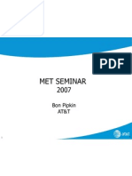 Met Seminar: Bon Pipkin At&T