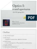 Optics I: Lenses and Apertures