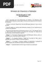 Angola Decreto-13-2007 Reg Geral Ed Urbanas