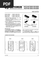 HCC4073B/81B/82B HCF4073B/81B/82B: and Gates