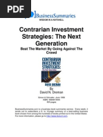 (David Dreman) Contrarian Investment Strategies - Org