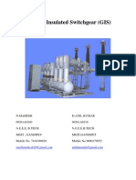 SF6 Gas Insulated Switch Gear (GIS)