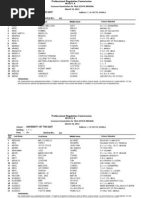 March 2012 Real Estate Broker Board Exam Room Assignments - Manila