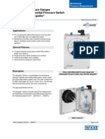 Air2Guide Airbox Differential Pressure Switch TES A2G 90 Data Sheet